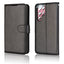 [Wallet Case] Protective Cover with Cash & Card Holder, Stand and Wrist Strap For Samsung Galaxy S23 Ultra