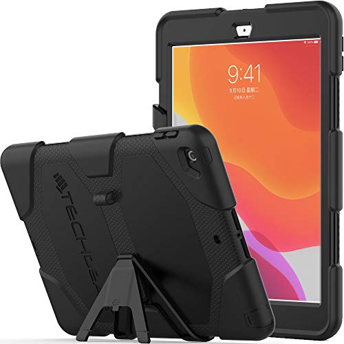 [G-SHOCK Case] Heavy Duty Long Survival Screen Protector Case for iPad 10.2" 2021, 2020, 2019 [9th/8th/7th Generation]