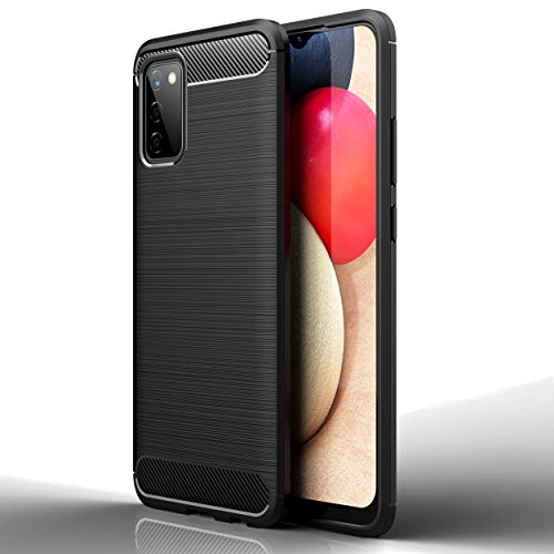[Stealth Case] Samsung Galaxy A02s Soft Protective Slim Cover with Carbon Fibre Detailing