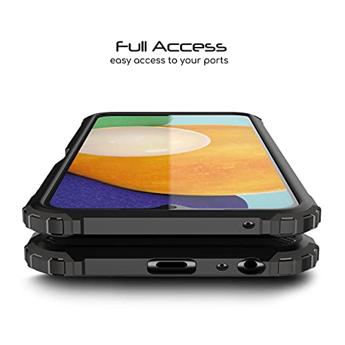 [Tough Armoured Case] ShockProof Dual-Layer Protective Heavy Duty Cover for Samsung Galaxy A22 5G