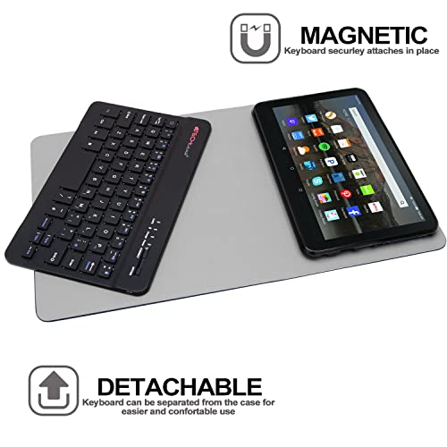 [Strike Folio] Keyboard Case for Amazon Fire HD 8" (14th / 12th Generation 2024 / 2022)