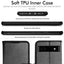 [Wallet Case] Protective Cover with Cash & Card Holder, Stand and Wrist Strap For Google Pixel 6a