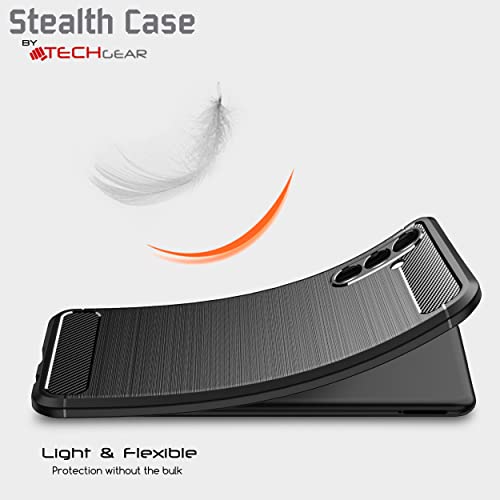 [Stealth Case] Samsung Galaxy A04s Soft Protective Slim Cover with Carbon Fibre Detailing