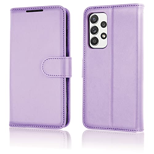 [Wallet Case] Protective Cover with Cash & Card Holder, Stand and Wrist Strap For Samsung Galaxy A52s 5G