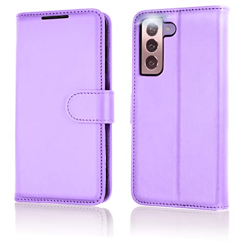 [Wallet Case] Protective Cover with Cash & Card Holder, Stand and Wrist Strap For Samsung Galaxy S22 Plus