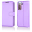 [Wallet Case] Protective Cover with Cash & Card Holder, Stand and Wrist Strap For Samsung Galaxy S22 Plus