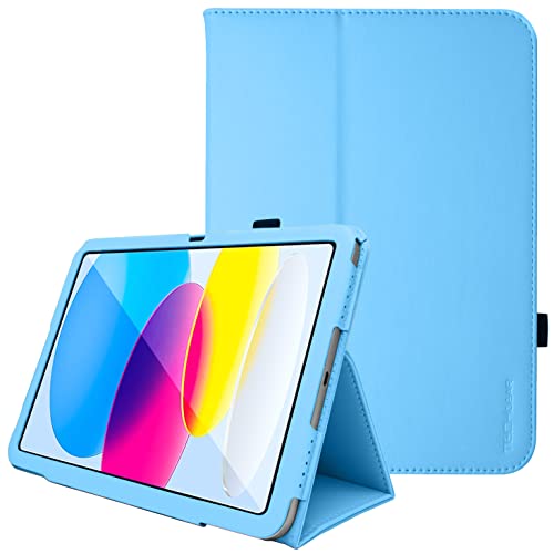[Folio Case] Smart Cover Stand with Auto Sleep/Wake & Hand Strap For Apple iPad 11th & 10th Generation, iPad 2025 / 2022