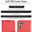 [Wallet Case] Protective Cover with Cash & Card Holder, Stand and Wrist Strap For Samsung Galaxy S21 FE 5G