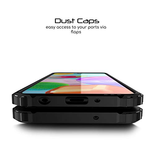 [Tough Armoured Case] ShockProof Dual-Layer Protective Heavy Duty Cover for Samsung Galaxy A21s