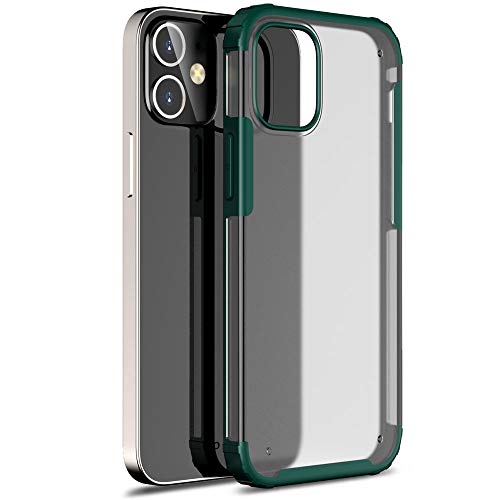 [Fusion FX Case] Slim & Light Tough Fused Gel Bumper & Hard Back Matte Case for iPhone 12 Mini