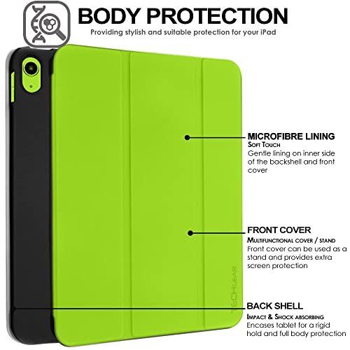 [Smart Case] Slim Stand Cover with Auto Sleep/Wake for Apple iPad 11th & 10th Generation, iPad 2025 / 2022