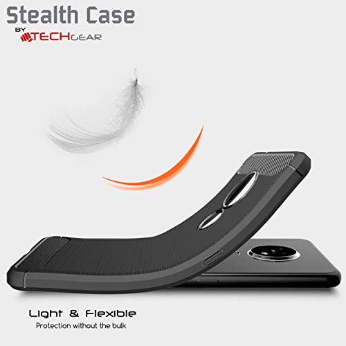 [Stealth Case] Nokia 7.2 Soft Protective Slim Cover with Carbon Fibre Detailing