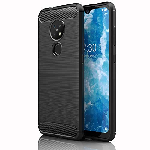 [Stealth Case] Nokia 7.2 Soft Protective Slim Cover with Carbon Fibre Detailing