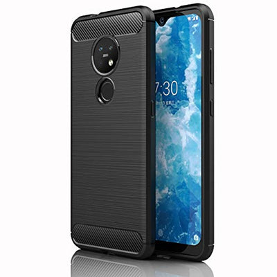 [Stealth Case] Nokia 7.2 Soft Protective Slim Cover with Carbon Fibre Detailing