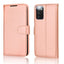 [Wallet Case] Protective Cover with Cash & Card Holder, Stand and Wrist Strap For Samsung Galaxy A03s