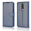 [Wallet Case] Protective Cover with Cash & Card Holder, Stand and Wrist Strap For Nokia 2.4