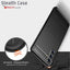 [Stealth Case] Samsung Galaxy A04s Soft Protective Slim Cover with Carbon Fibre Detailing