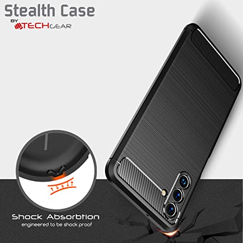 [Stealth Case] Samsung Galaxy A04s Soft Protective Slim Cover with Carbon Fibre Detailing