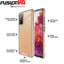 [Fusion HD Case] Shockproof Fused Gel Bumper & Hard Back Slim Clear Cover for Samsung Galaxy Galaxy S20 FE