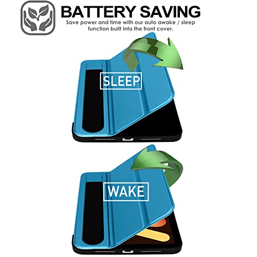 [Smart Case] Slim Stand Cover with Auto Sleep/Wake for Apple iPad Mini 7 / Mini 6 8.3" [7th / 6th Generation]