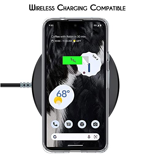 [AirFlex Case] Crystal Clear Slim & Light, Protective,  Soft Gel Cover for Google Pixel 7 Pro