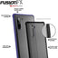 [Fusion FX Case] Slim & Light Tough Fused Gel Bumper & Hard Back Matte Case for Samsung Galaxy Note 10