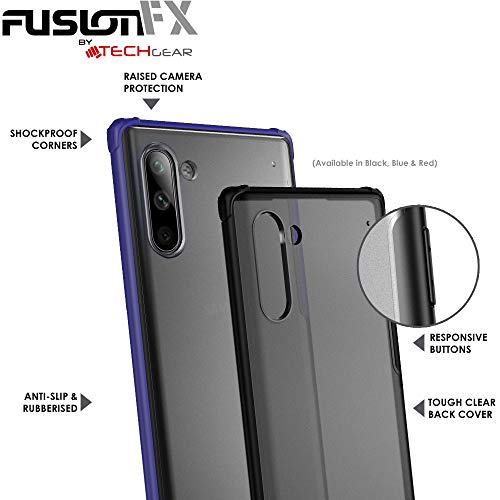 [Fusion FX Case] Slim & Light Tough Fused Gel Bumper & Hard Back Matte Case for Samsung Galaxy Note 10