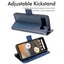 [Wallet Case] Protective Cover with Cash & Card Holder, Stand and Wrist Strap For Google Pixel 6a