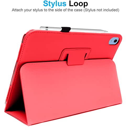 [Folio Case] Smart Cover Stand with Auto Sleep/Wake & Hand Strap For Apple iPad 11th & 10th Generation, iPad 2025 / 2022
