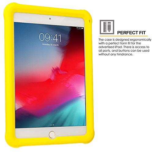 [Bumper Case] Shockproof Soft Easy Grip Case for Apple iPad Mini 5 2019, iPad Mini 4