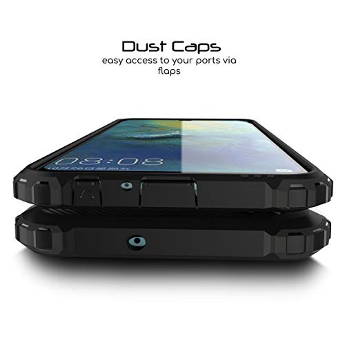 [Tough Armoured Case] ShockProof Dual-Layer Protective Heavy Duty Cover for Huawei P Smart 2019