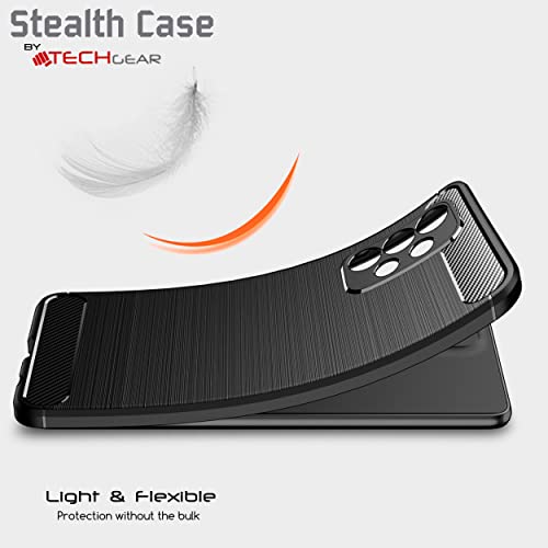 [Stealth Case] Samsung Galaxy A23 5G Soft Protective Slim Cover with Carbon Fibre Detailing