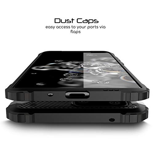 [Tough Armoured Case] ShockProof Dual-Layer Protective Heavy Duty Cover for Samsung Galaxy S20 Ultra