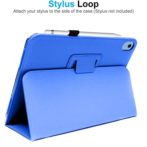 [Folio Case] Smart Cover Stand with Auto Sleep/Wake & Hand Strap For Apple iPad 11th & 10th Generation, iPad 2025 / 2022