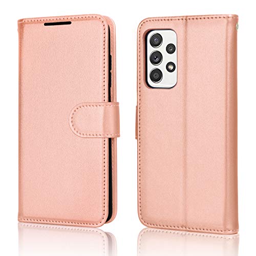 [Wallet Case] Protective Cover with Cash & Card Holder, Stand and Wrist Strap For Samsung Galaxy A52s 5G