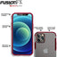 [Fusion FX Case] Slim & Light Tough Fused Gel Bumper & Hard Back Matte Case for iPhone 12 Mini
