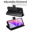 [Wallet Case] Protective Cover with Cash & Card Holder, Stand and Wrist Strap For Oppo A57e / A57s / A57 4G