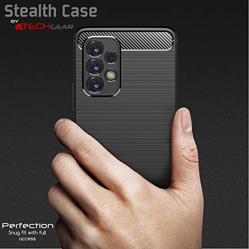 [Stealth Case] Samsung Galaxy A53 5G Soft Protective Slim Cover with Carbon Fibre Detailing