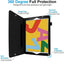 [Folio Case] Smart Cover Stand with Auto Sleep/Wake & Hand Strap For Apple iPad 10.2" 2021 / 2020 / 2019 [9th / 8th / 7th Generation]