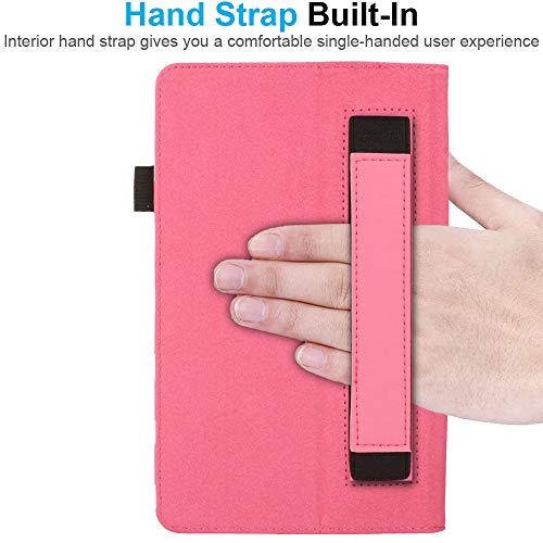 [Folio Case] Smart Cover Stand with Auto Sleep/Wake & Hand Strap For Apple iPad 10.2" 2021 / 2020 / 2019 [9th / 8th / 7th Generation]