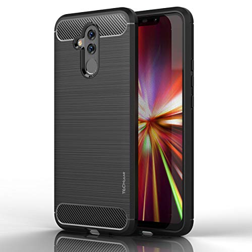 [Stealth Case] Huawei Mate 20 Lite Soft Protective Slim Cover with Carbon Fibre Detailing