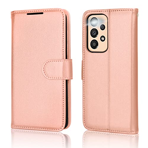 [Wallet Case] Protective Cover with Cash & Card Holder, Stand and Wrist Strap For Samsung Galaxy A33 5G