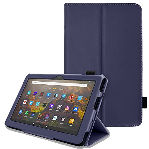 [Folio Case] Smart Cover Stand with Auto Sleep/Wake & Hand Strap For Amazon Fire HD 10" / HD 10" Plus (2021/11th Generation)