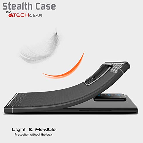 [Stealth Case] Samsung Galaxy Note 20 Ultra Soft Protective Slim Cover with Carbon Fibre Detailing