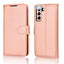[Wallet Case] Protective Cover with Cash & Card Holder, Stand and Wrist Strap For Samsung Galaxy S21 FE 5G