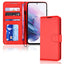 [Wallet Case] Protective Cover with Cash & Card Holder, Stand and Wrist Strap For Samsung Galaxy S22 Plus