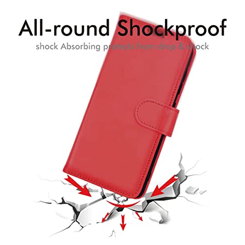 [Wallet Case] Protective Cover with Cash & Card Holder, Stand and Wrist Strap For Samsung Galaxy S23 Ultra