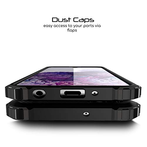 [Tough Armoured Case] ShockProof Dual-Layer Protective Heavy Duty Cover for Samsung Galaxy A41