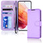 [Wallet Case] Protective Cover with Cash & Card Holder, Stand and Wrist Strap For Samsung Galaxy S23