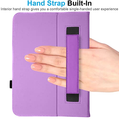 [Folio Case] Smart Cover Stand with Auto Sleep/Wake & Hand Strap For Apple iPad 11th & 10th Generation, iPad 2025 / 2022